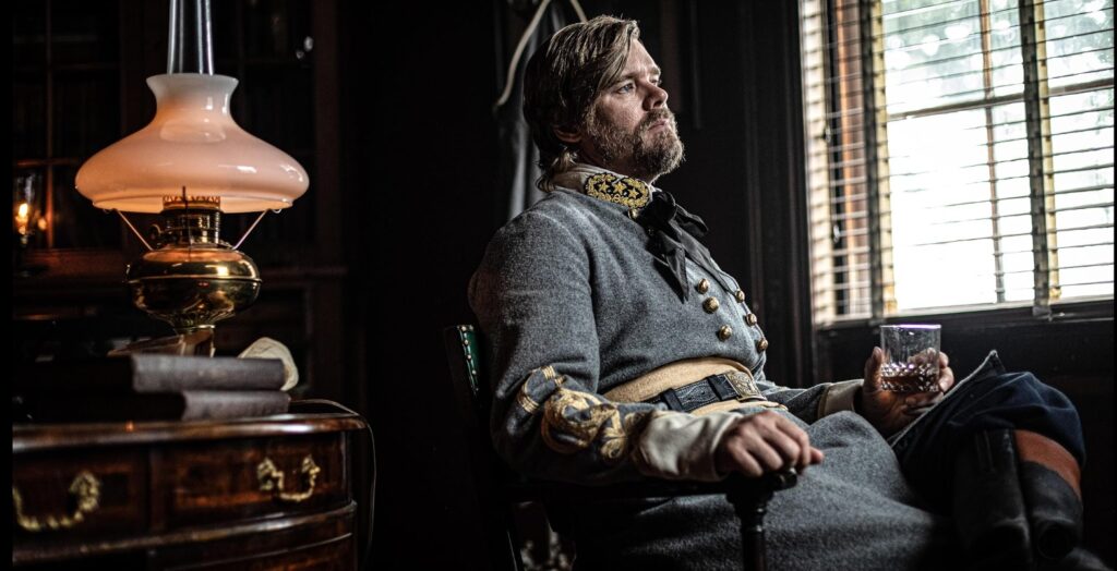 Lee Wilson as General Earl Van Dorn in The Legend of Van Dorn film